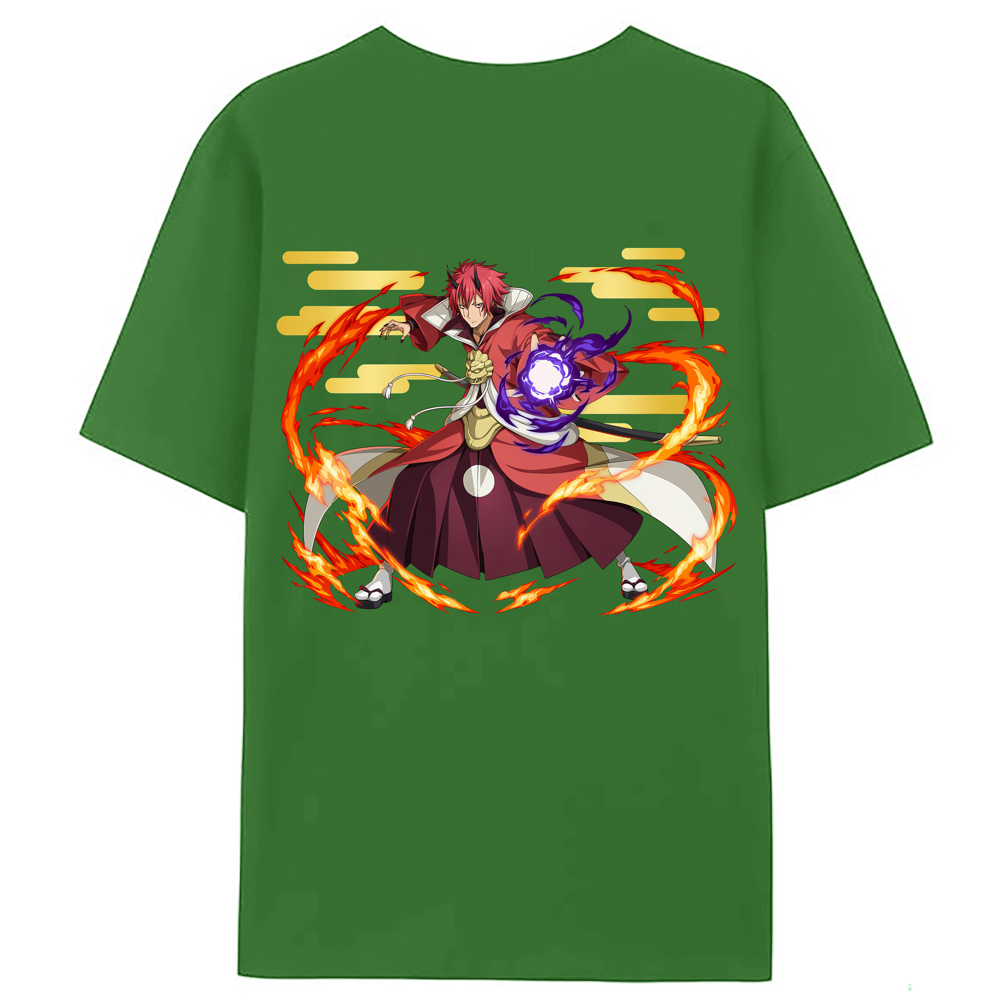 （画像用） 転スラ Regarding Reincarnated to Slime レディース半袖Tシャツ(バックプリント)